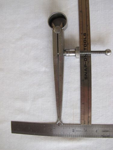 Vintage Old Starrett Inside Dividers 4.5&#034; Machinist Tool Lathe Mill Caliper