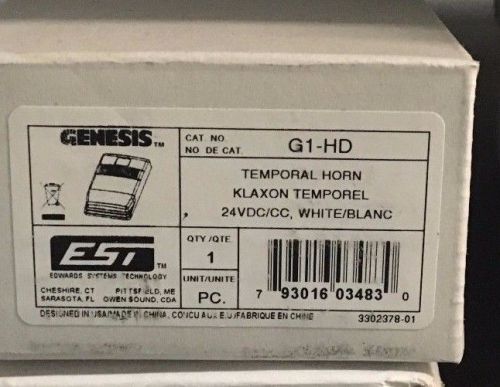 NEW EDWARDS G1-HD - WHITE TEMPORAL HORN STROBE