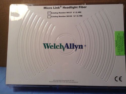 WELCH ALLYN MICRO LINK HEADLIGHT FIBERCAT. 90127 QUANTITY 1 NEW IN PKG