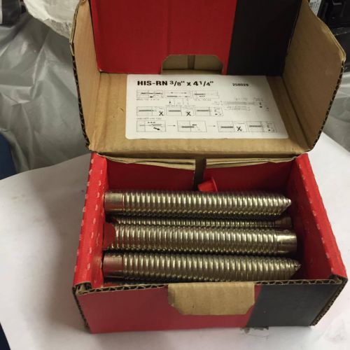 Threaded Sleeve 10 x HIS -RN HILTI 3/8&#034; X 4-1/4&#034; CAT# 258029