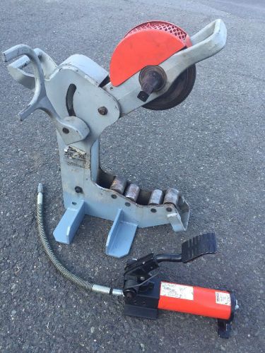 Ridgid 258xl 258 xl hydraulic pipe cutter 8&#034;-12&#034; rigid 700 **fully serviced** for sale