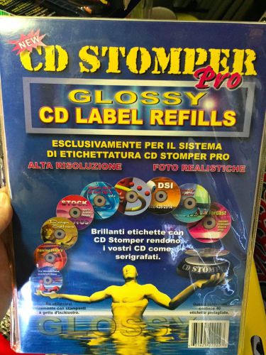 CD Stomper Pro Glossy CD Label Refills