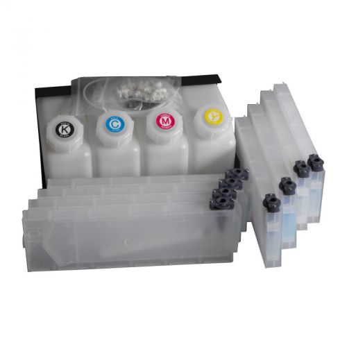 Oem mimaki jv33 / jv3 / jv5 bulk ink system--4 bottles, 8 cartridges for sale