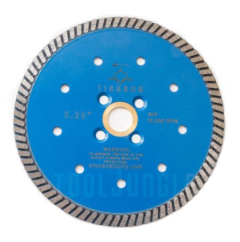 5 1/4 Inch  Diamond Turbo Saw Blade SUPER PERFORMANCE CUT Granite Stone Concrete