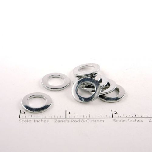 M10 Chrome Flat Washer QTY:10