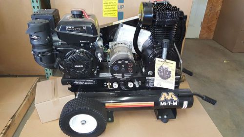 KOHLER Powered  Mi-T-M Industrial Air Compressor/Generator combo unit.