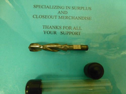 SOLID CARBIDE DRILL.3745&#034;DIA x 1-1/2&#034; FL LGTH x 2-1/2&#034;OAL 1/4&#034; SH PARABOLIC NEW