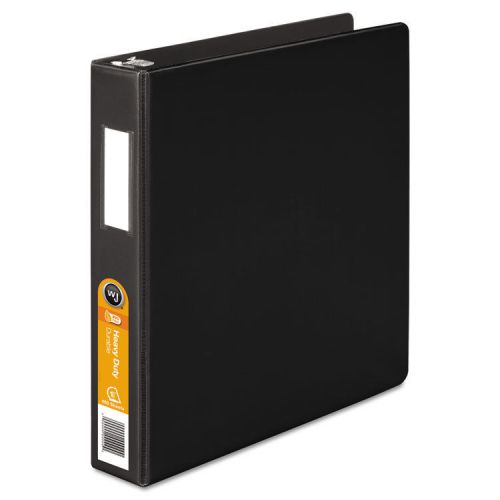 Wilson jones heavy-duty d-ring binder w/extra-durable hinge, 1 1/2&#034; cap, black for sale