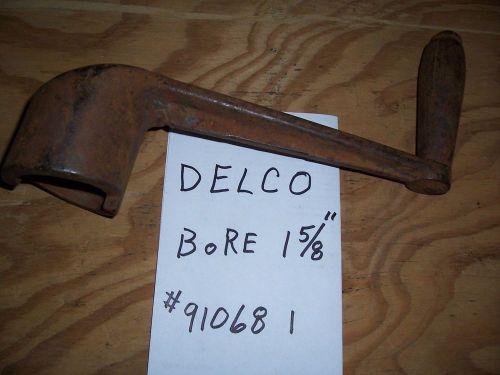 Delco Hand Starting Crank Hit Miss Vintage Light Plant Magneto Gas Engine #91067