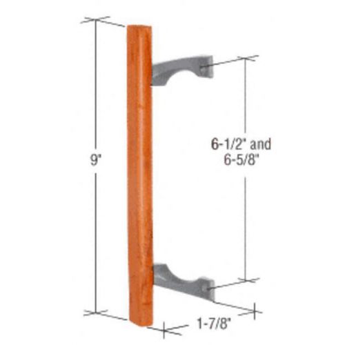 CRL Black Wood/Aluminum Inside Pull 6-1/2&#034; to Screw Holes