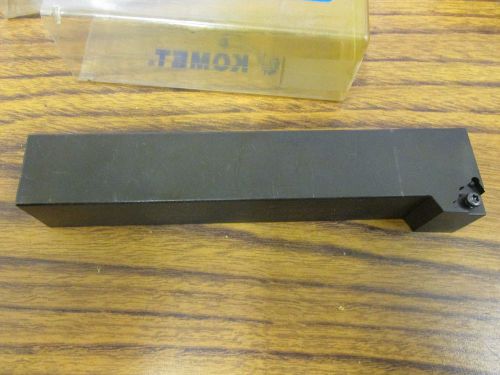 Komet  1&#034; Square Shank Tool Holder SWJCL 16-01 w/ 10 New Inserts