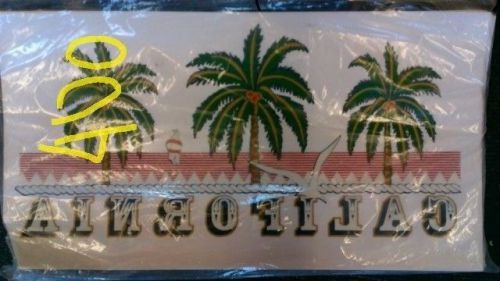 Palm Trees California Heat Transfers Unbranded Designs 12pc