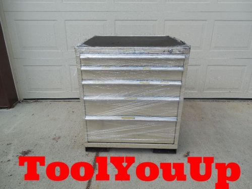 STOR-LOC INDUSTRIAL 5 DRAWER TOOLING STORAGE CABINET HEAVY DUTY LISTA VIDMAR