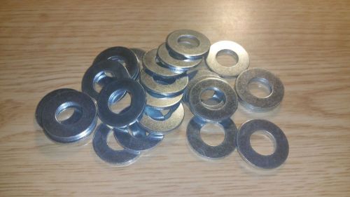 7/16&#034; USS Flat Washers Steel Zinc Plated,15/16&#034;OD.  LOT OF 50