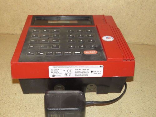 KRONOS SERIES 400 TIME CLOCK MODEL 480F (BB)