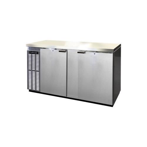 Continental Refrigerator BBC69S-SS Back Bar Cabinet, Refrigerated