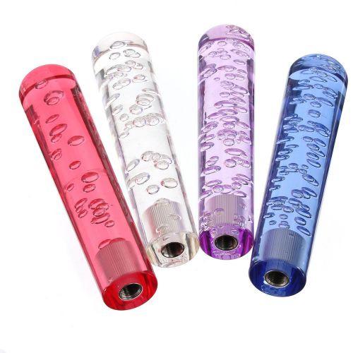 LED Crystal Bubble Universal Car Gear Stick Shift Lever Knob Shifter Acrylic