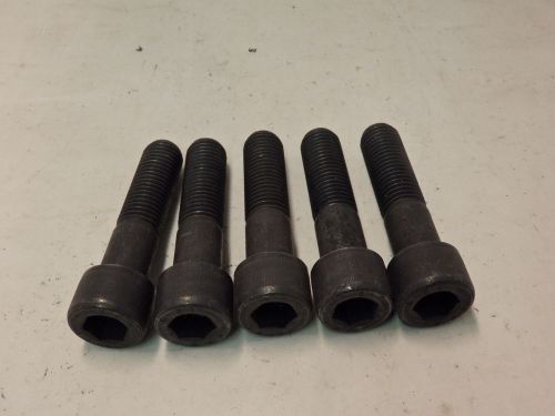 Lot of 5 M24-3.0 x 100mm Hex Drive12.9 Bk Oxide Steel Socket Screw-HoloKrome G5