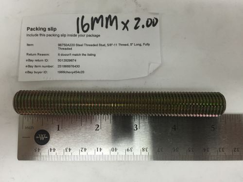 ASTM A193 Grade B7 Steel Threaded Stud 98750A220