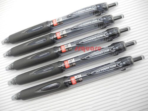 10 x Uni-Ball Power Tank 0.5mm Extra Fine Retractable Ballpoint Pen, Black