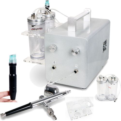 3in1 Oxygen Jet Peel Water Aqua Skin Hydro Dermabrasion Facial Machine Whiten w4