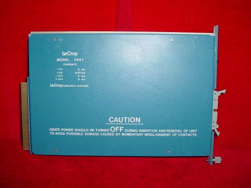 LeCroy Research Systems 2891 FB Reg  FastBus 34 Pin Interface CAMAC Module 2891