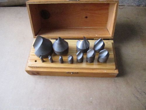 Rico Countersink Set Single Flute 60* angle 12 Pcs. Model #R-250-60