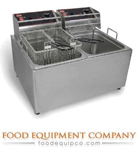 Grindmaster EL2X15 Countertop Split Pot Fryer Electric 15 lb. fat Capacity each