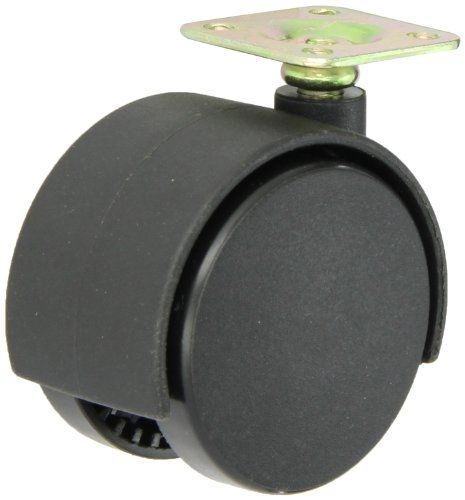 Shepherd Source II Series 60mm Diameter Nylon Hooded Twin Wheel Swivel Caster,