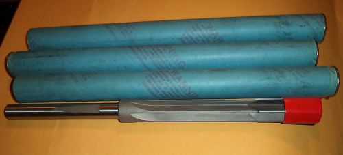 Lot of 3 Starcut  Reamers GR.CT 60 0.75x5.5&#034; Shank 1x8.5&#034; Straight Flute 14&#034; OAL