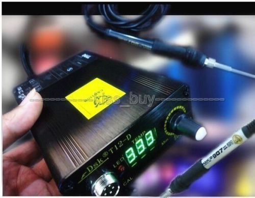 110V 220V LED digital Soldering Iron Station Temperature Controller + T12 Handle