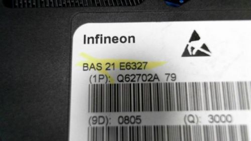 2709-PCS TRANSISTOR SWITCHING 200V INFINEON BAS21E6327 21E6327