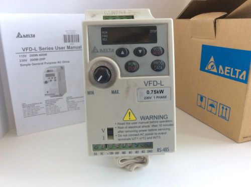 Delta VFD inverter VFD007L21B L-series Variable Frequency Drive 0.75kW