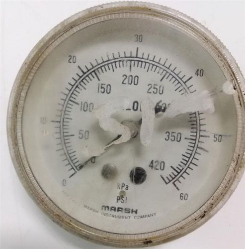 MARSH GAUGE 0-60 PSI