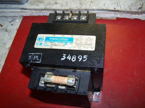 IMPERVITRAN B350BTZ13JK 350KVA 50/60HZ CONTROL TRANSFORMER 220/480 HV 115/120 LV