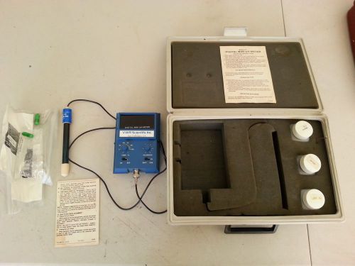 VWR SCIENTIFIC INC. DIGITAL MINI-ph METER MODEL 55 W/CASE Univar USA