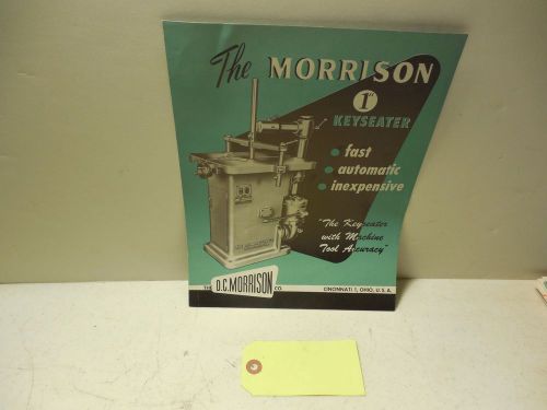 The morrison 1&#034; keyseater catalog no. 714-a. d11 for sale