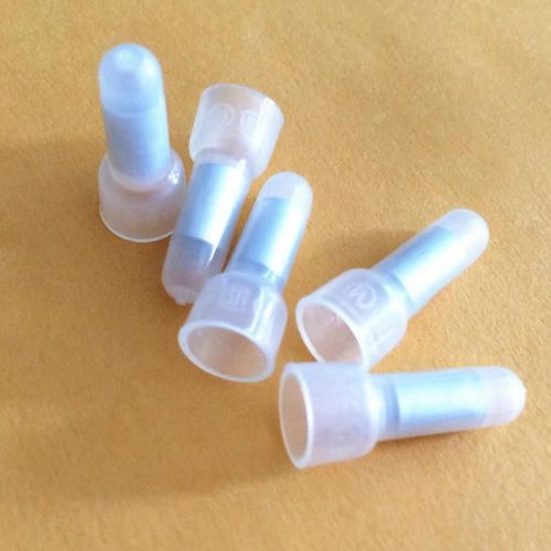 100pcs ce1x 22-16awg white plastic crimp closed end wire connector cap for sale