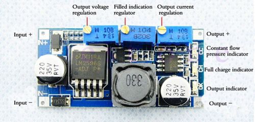 1pc dc-dc lm2596 step-down power supply module cc-cv led driver new m2 for sale