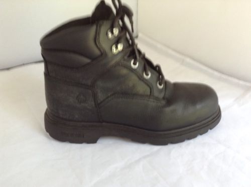 WOLVERINE Stonk Leather Sz 8.5Us Black Men&#039;s BOOTS WORK