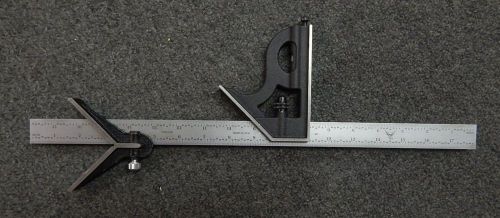 Starrett 17&#034; Combination Square with Square Head and Center Head