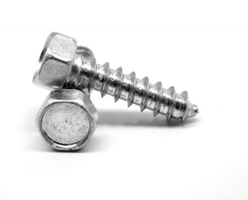 #14-10 x 3&#034; Coarse Sheet Metal Screw Hex Hd Type A Zinc Plated Pk 50