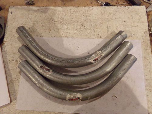 Underwriters laboratories 90 degree 1&#034; conduit elbow metalic galv (lot of3)- new for sale