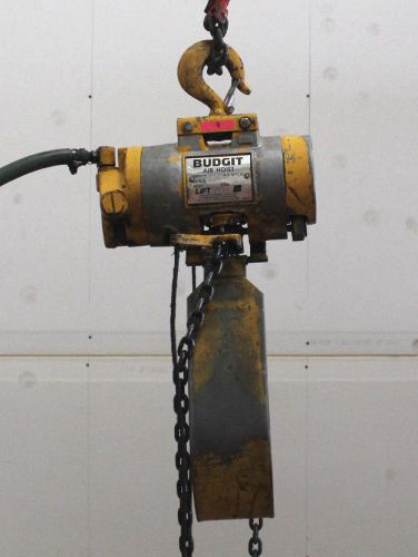 Budgit 1/2 ton pneumatic air hoist runs great FREE COMMERCIAL SHIPPING