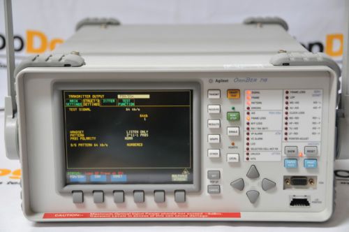 HP Agilent OmniBER 718 Analyzer 37718A-002/012/014/106/601 30D Warranty and Cal