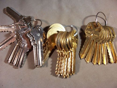 3 - SETS  YALE Y1 ,SCHLAGE C1  DEPTH  KEYS  0-9  AND KWIKSET 1-7       LOCKSMITH