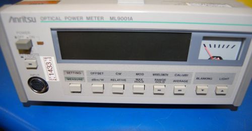 Anritsu optical power meter ml9001a &amp; sensor ma9411a for sale