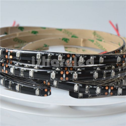 5M 3528 UV Ultraviolet led strip 395~400nm Black FPCB 60Led/m LED IP65 Strip 12V