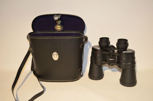 Binocular Tasco 2023BRZ Wide Angle 10x50mm Zip Focus Rubber with Case Black