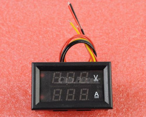 1pcs dc 4.5-30v 0-50a dual led digital volt meter ammeter voltage amp power for sale